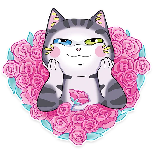 🥰 Стикер «Sweet Cat» для Telegram