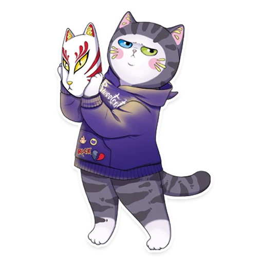 ☹️ Стикер «Sweet Cat» для Telegram