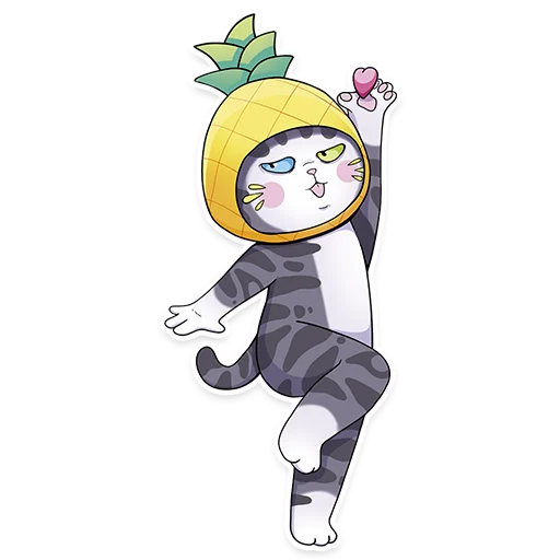 🍍 Стикер «Sweet Cat» для Telegram
