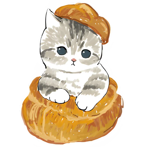 🧁 Стикер «Сладкие котята» для Telegram