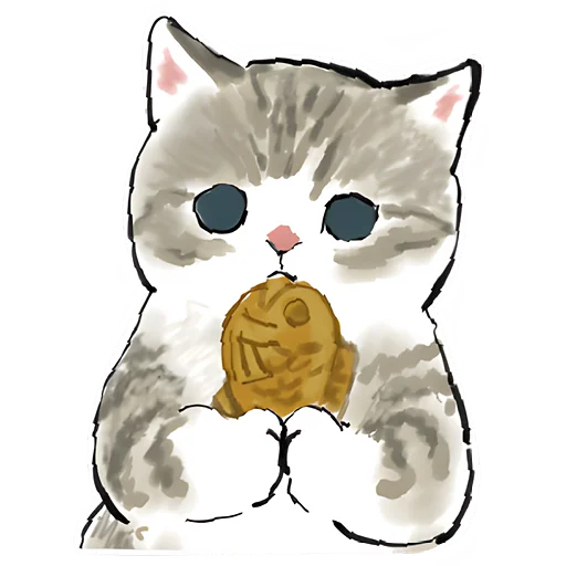 🍘 Стикер «Сладкие котята» для Telegram