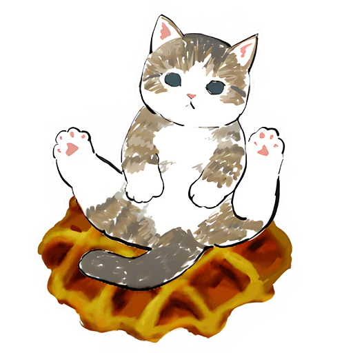 😜 Стикер «Сладкие котята» для Telegram