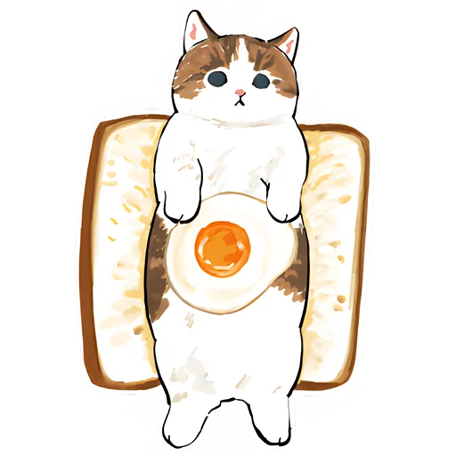 🍳 Стикер «Сладкие котята» для Telegram