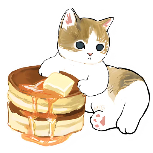 🍯 Стикер «Сладкие котята» для Telegram