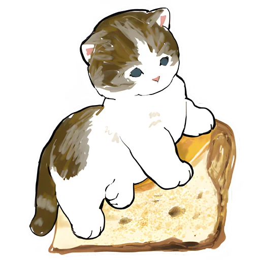 🍞 Стикер «Сладкие котята» для Telegram