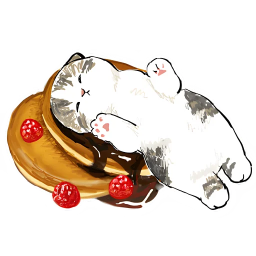 🎂 Стикер «Сладкие котята» для Telegram
