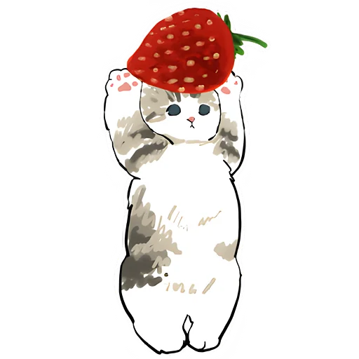 🍓 Стикер «Сладкие котята» для Telegram
