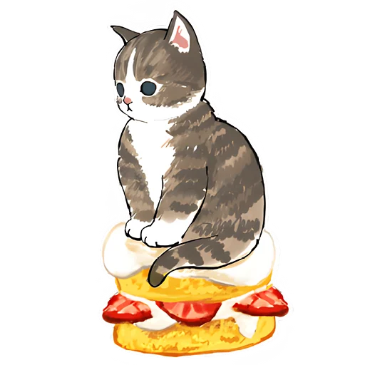 🥪 Стикер «Сладкие котята» для Telegram