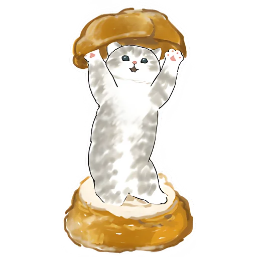 🧁 Стикер «Сладкие котята» для Telegram