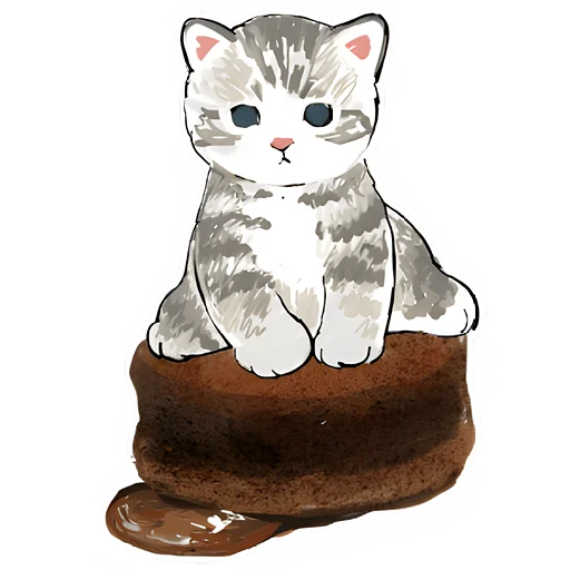 🧢 Стикер «Сладкие котята» для Telegram