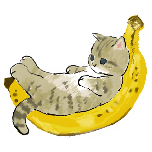 🍌 Стикер «Сладкие котята» для Telegram