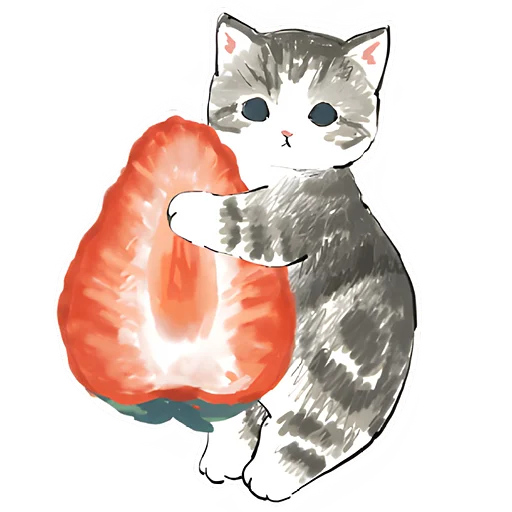 🍓 Стикер «Сладкие котята» для Telegram
