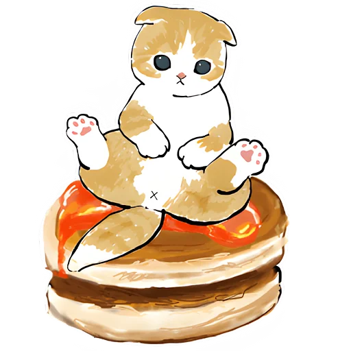 🍰 Стикер «Сладкие котята» для Telegram