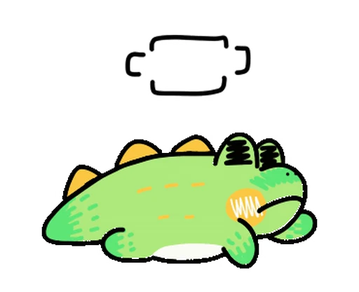 🔋 Стикер «Sweet Croc» для Telegram