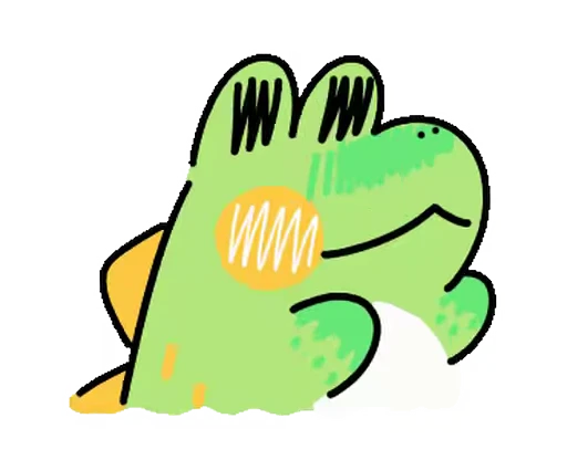 ❤ Стикер «Sweet Croc» для Telegram