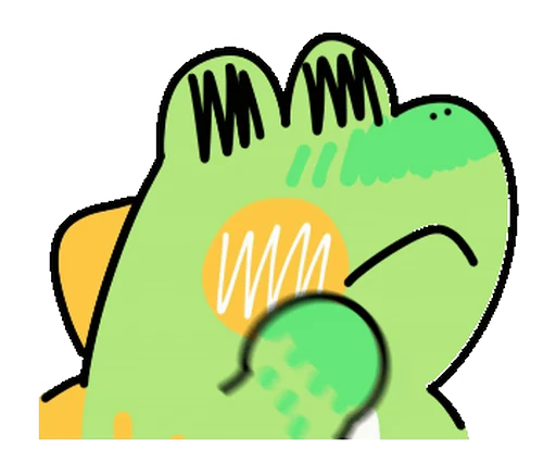 Стикерпак Sweet Croc для Telegram