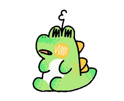 😧 Стикер «Sweet Croc» для Telegram