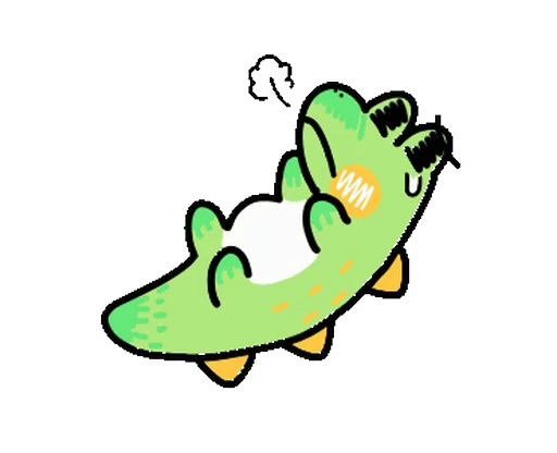😢 Стикер «Sweet Croc» для Telegram