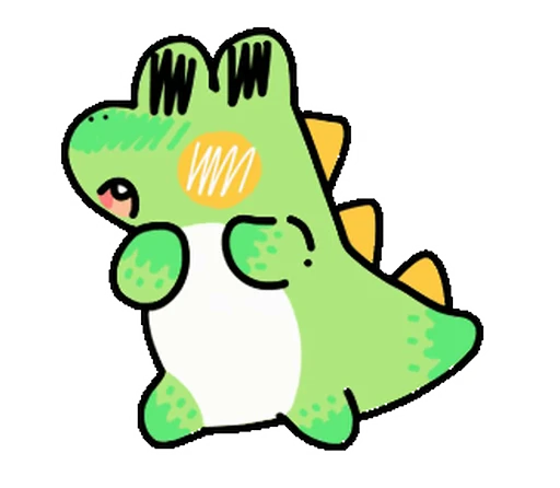 😃 Стикер «Sweet Croc» для Telegram