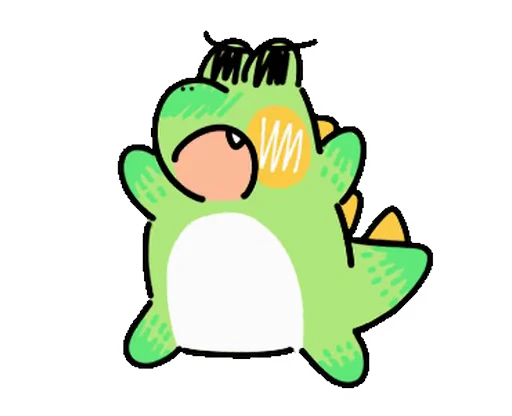 😵 Стикер «Sweet Croc» для Telegram