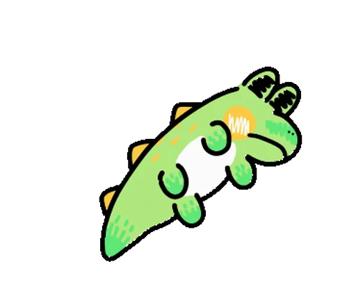 🙂 Стикер «Sweet Croc» для Telegram