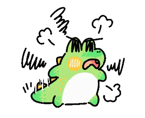 😤 Стикер «Sweet Croc» для Telegram