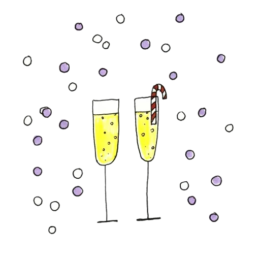 🥂 Стикер «Sweet Dreams» для Telegram