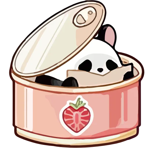 🐼 Эмодзи «(*・ω・)ﾉsweetieanml» для Telegram