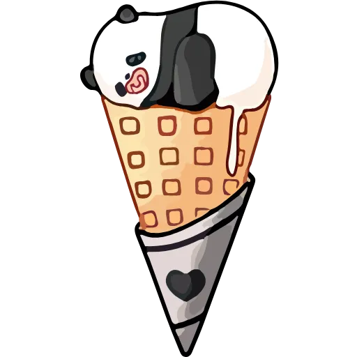 🐼 Эмодзи «(*・ω・)ﾉsweetieanml» для Telegram
