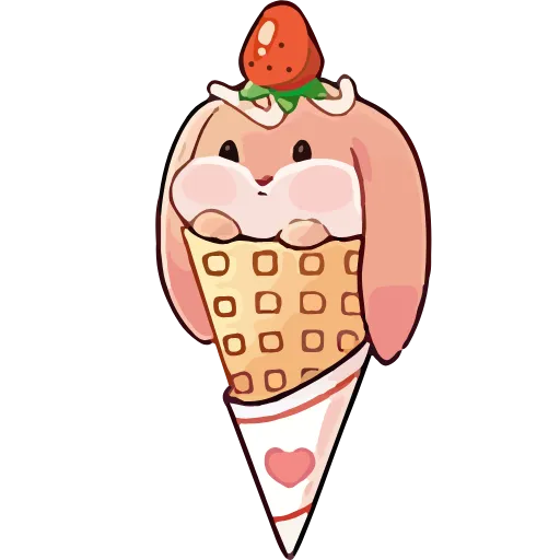 🐰 Эмодзи «(*・ω・)ﾉsweetieanml» для Telegram