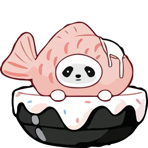 🐼 Эмодзи «(*・ω・)ﾉsweetieanml» для Telegram