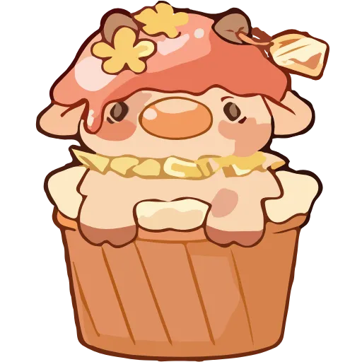 🐮 Эмодзи «(*・ω・)ﾉsweetieanml» для Telegram