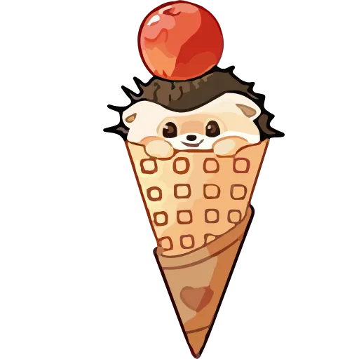 🦔 Эмодзи «(*・ω・)ﾉsweetieanml» для Telegram
