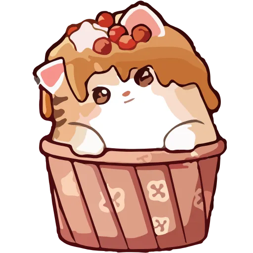 🐱 Эмодзи «(*・ω・)ﾉsweetieanml» для Telegram
