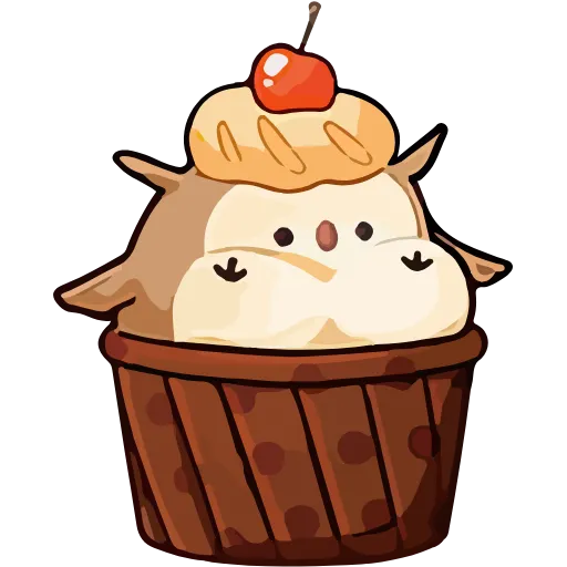 🦉 Эмодзи «(*・ω・)ﾉsweetieanml» для Telegram