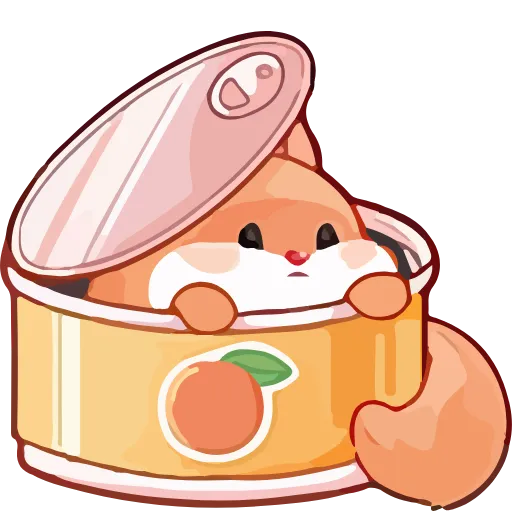 🦊 Эмодзи «(*・ω・)ﾉsweetieanml» для Telegram