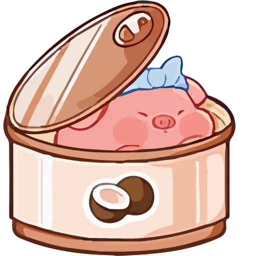 🐷 Эмодзи «(*・ω・)ﾉsweetieanml» для Telegram