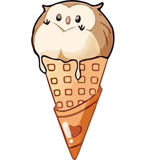 🦉 Эмодзи «(*・ω・)ﾉsweetieanml» для Telegram