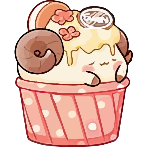 🐏 Эмодзи «(*・ω・)ﾉsweetieanml» для Telegram