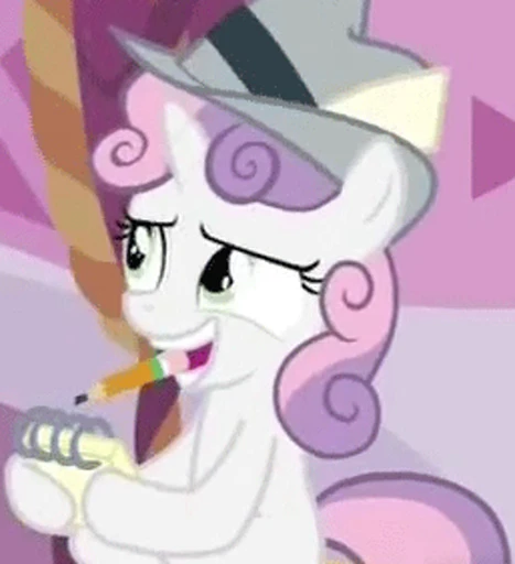 😏 Стикер «Sweetie Belle» для Telegram