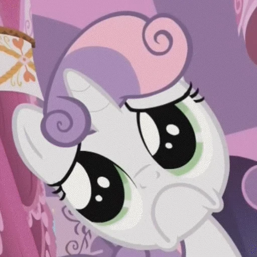 ☹️ Стикер «Sweetie Belle» для Telegram