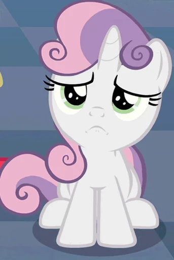 😔 Стикер «Sweetie Belle» для Telegram