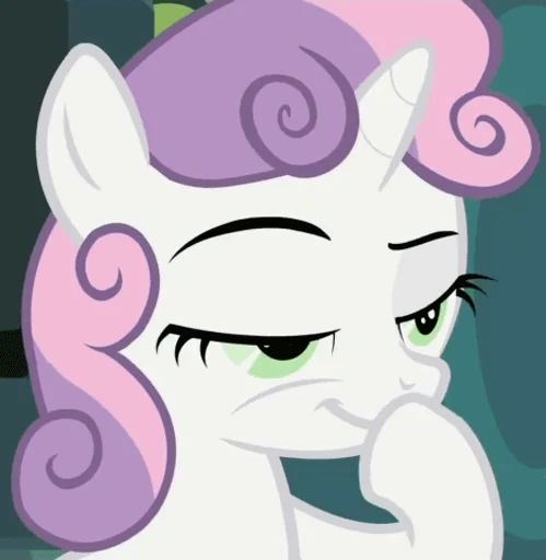 😏 Стикер «Sweetie Belle» для Telegram