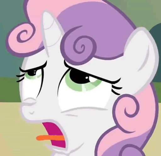 😒 Стикер «Sweetie Belle» для Telegram