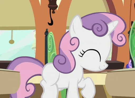 😄 Стикер «Sweetie Belle» для Telegram