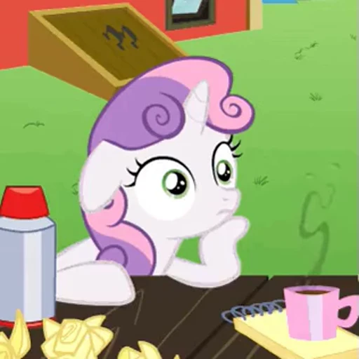 Стикерпак Sweetie Belle для Telegram