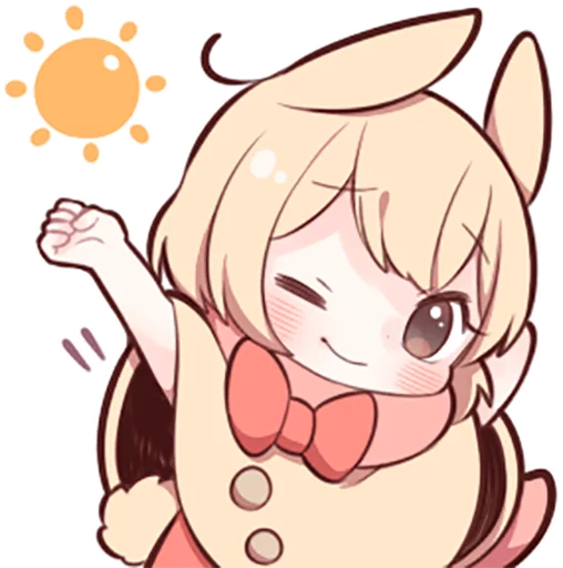 ☀ Стикер «Sweetie Bunny (2)» для Telegram
