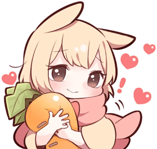 🥕 Стикер «Sweetie Bunny (2)» для Telegram