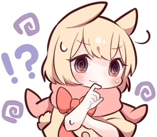⁉ Стикер «Sweetie Bunny (2)» для Telegram