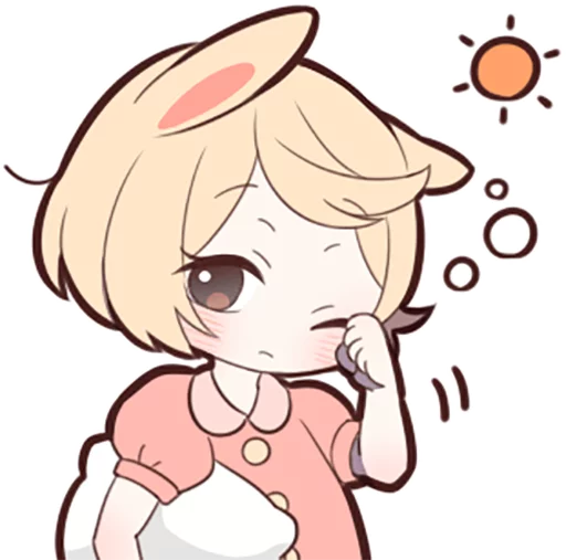 ☀ Стикер «Sweetie Bunny» для Telegram